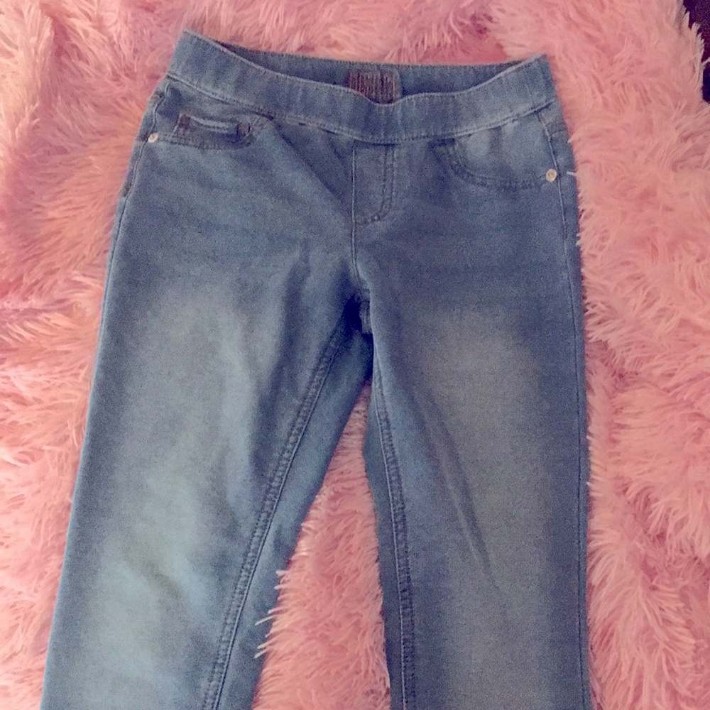 Gently used Justice jeggings
